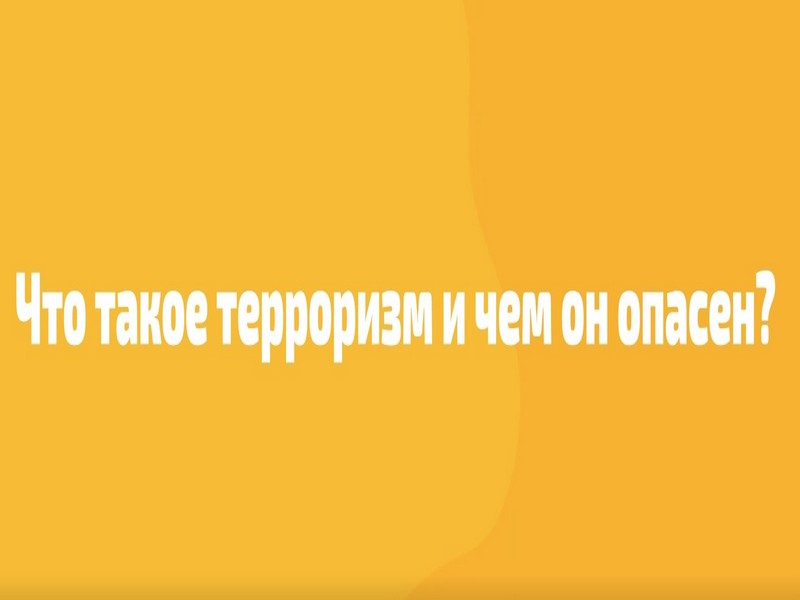 Что такое терроризм и чем он опасен ?.